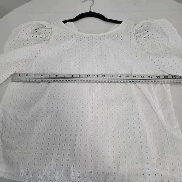 A New Day Target Emroidered White Top Size Large - Picture 11 of 12